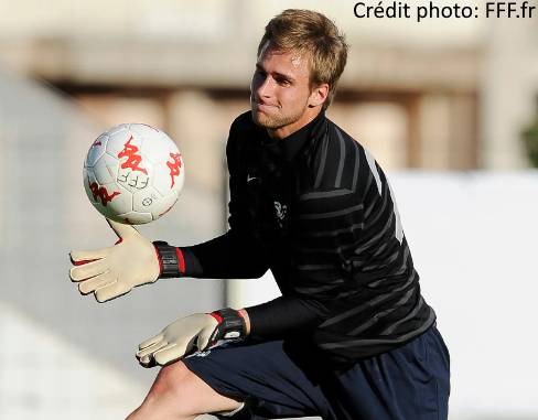 Franck L'Hostis avec l'Équipe de France U20